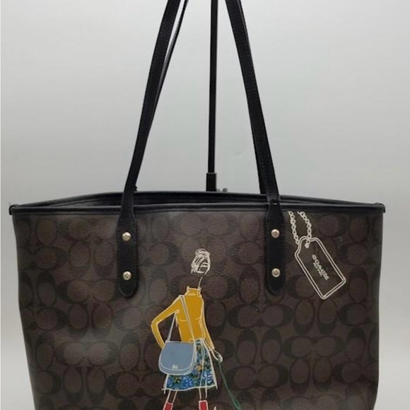 Coach Signature_Limited Edition_Bonnie Cashin_City Zip Top Tote Bag_57542 - Picture 3 of 8